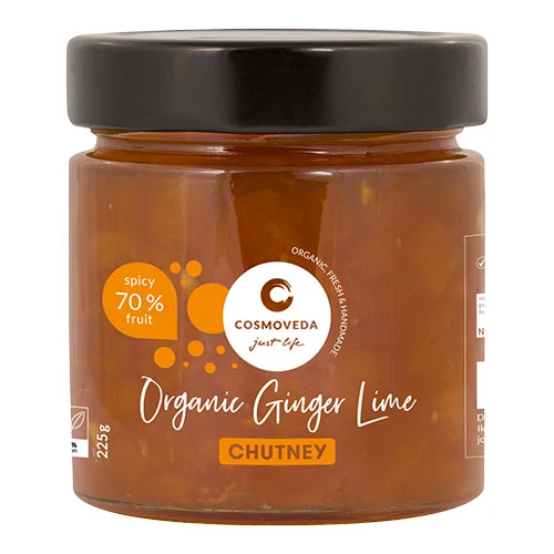Cosmoveda Ingefära Lime Chutney Ekologisk | 225 g