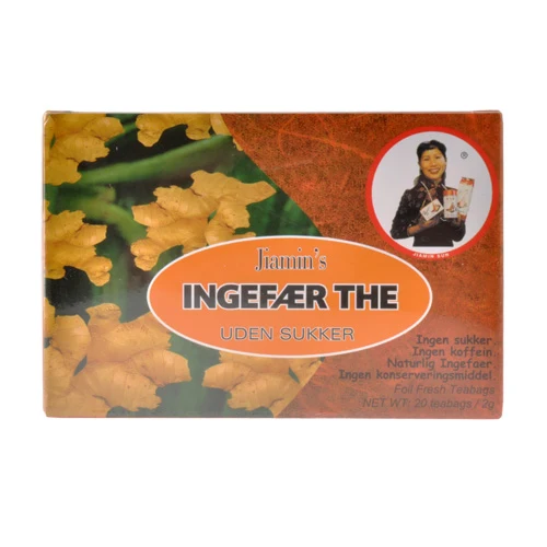 Jiamin Sun Jiamins Ingefärste utan socker | 20 påsar