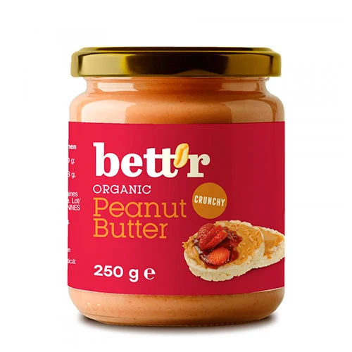 bett’r Bättre Jordnötssmör Crunchy Ekologisk | 250 g
