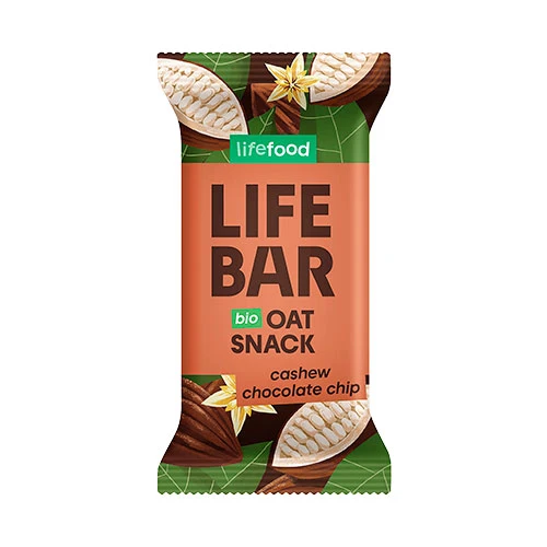 Lifefood LifeBar Havrebar Ekologisk Glutenfri | Chocolate Chip