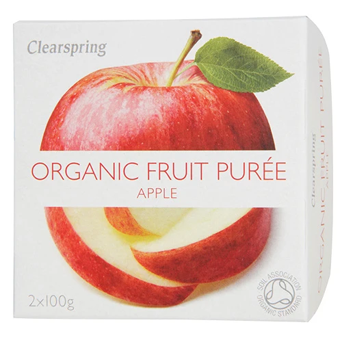 Clearspring Fruktpuré Ekologisk 200 g | Äpple