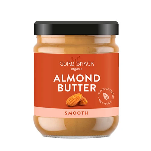 Guru Snack Mandelsmör Smooth Ekologisk | 500 g
