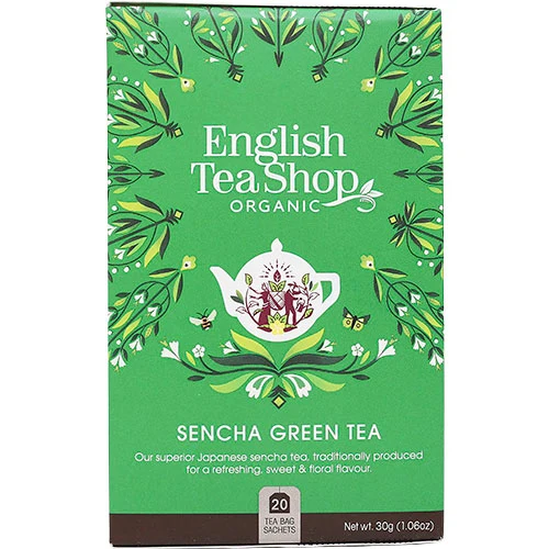 English Tea Shop Sencha Grönt Te Ekologisk | 20 påsar
