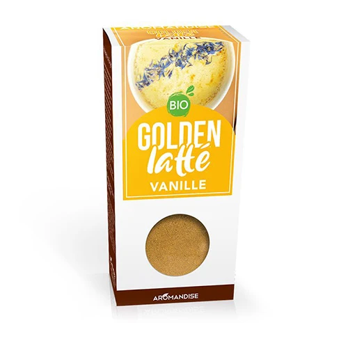 Aromandise Golden latté Vanilj Ekologisk | 60 g