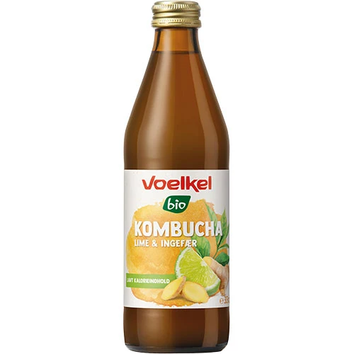 Voelkel Kombucha Lime-Ingefära Ekologisk | 330 ml