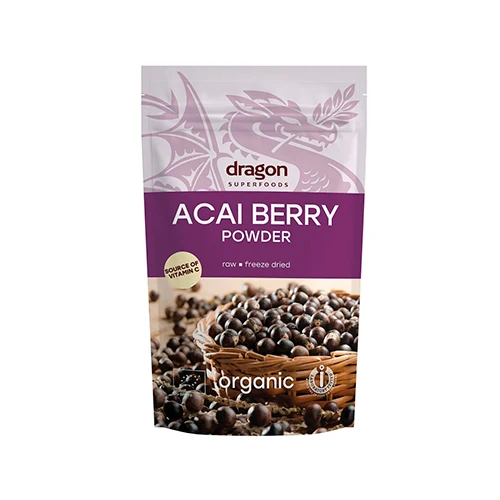 Dragon Superfoods Acai Pulver Ekologisk | 75 g