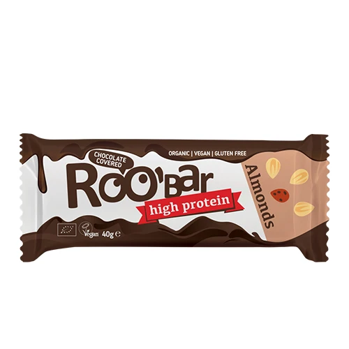 ROO'bar Choklad Mandel Protein Ekologisk | 40 g