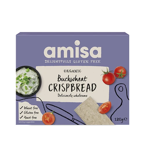 Amisa Knäckebröd Med Bovete Glutenfritt Ekologisk | 120 g
