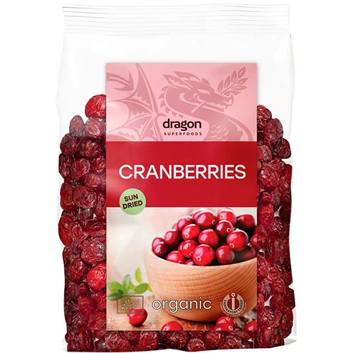 Dragon Superfoods Tranbär - Sötade med Äppeljuice Ekologisk | 100 g