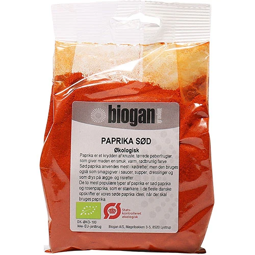Biogan Paprika Söt Ekologisk | 100 g