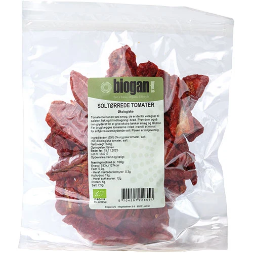 Biogan EKOa Torkade Tomater | 240 g