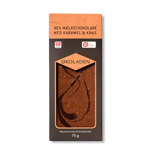 Økoladen Choklad Mjölk Økologisk 40% | Karamell/knas