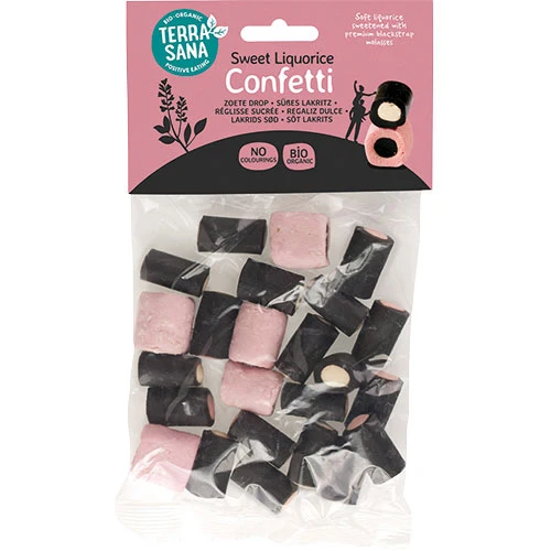 Terrasana Lakrits Confetti Ekologisk | 100 g