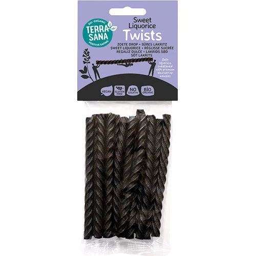 Terrasana Lakritsstänger Tvist 10 St Ekologisk | 100 g