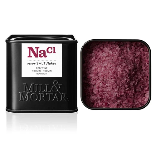 Mill & Mortar Rödvinsflingsalt | 80 g