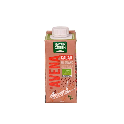 NaturGreen Cacao havredryck med kalcium Ekologisk | 200 ml