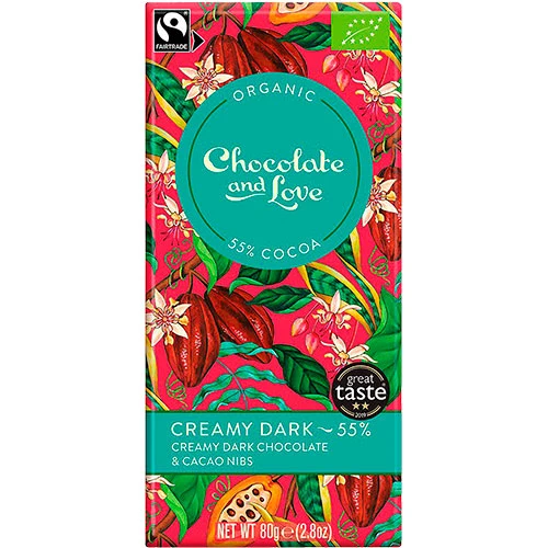 Choklad Creamy Dark 55% Ekologisk från
