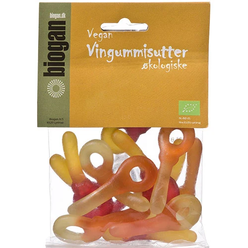 Biogan Vingumminappar Ekologisk | 75 g