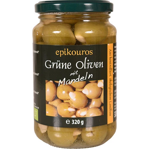 Rømer Oliver Gröna med Mandlar Grekisk Ekologisk | 320 g