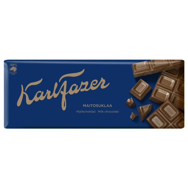 Karl Fazer - Milchschokolade mit Frischmilch - 180 g
