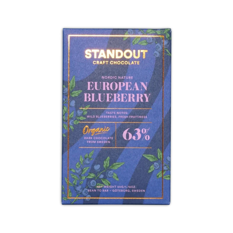 Standout Chocolate Nordic Nature Blueberry 63%