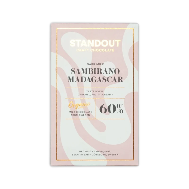 Standout Chocolate Madagascar Sambirano Dark Milk 60%