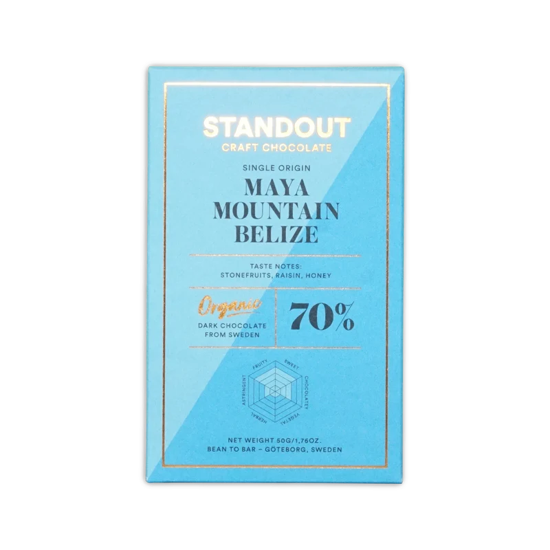 Standout Chocolate Belize Maya Mountain 70%