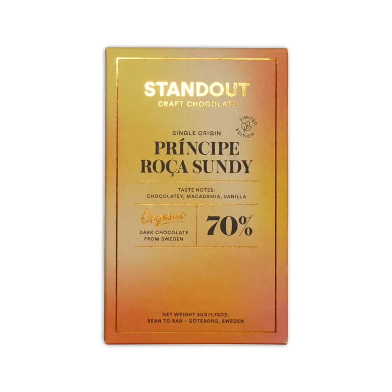 Standout Chocolate Principe Roca Sundy 70% (Limited Edition)