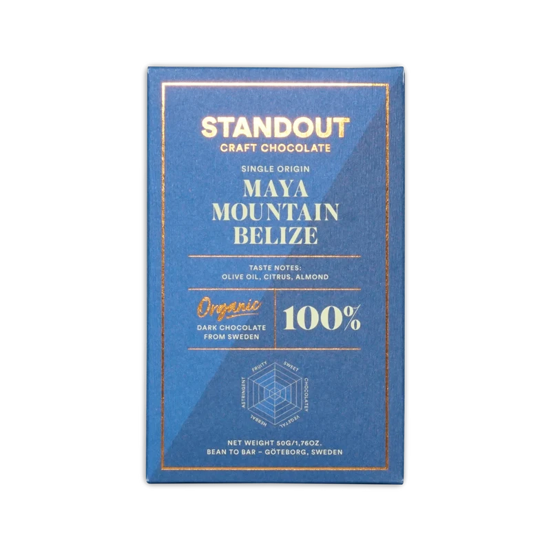 Standout Chocolate Belize Maya Mountain 100%