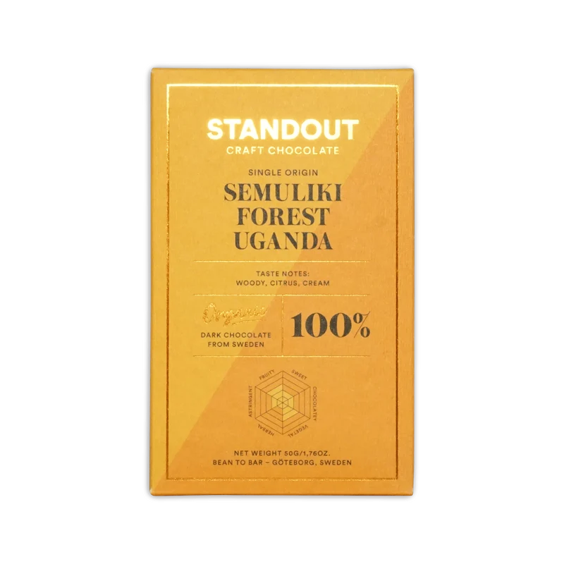 Standout Chocolate Uganda Semuliki Forest 100%