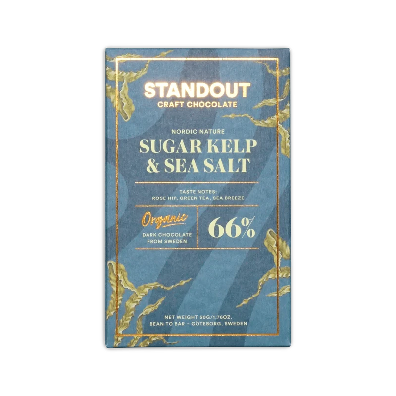 Standout Chocolate Nordic Nature Sugar Kelp & Sea Salt 66%