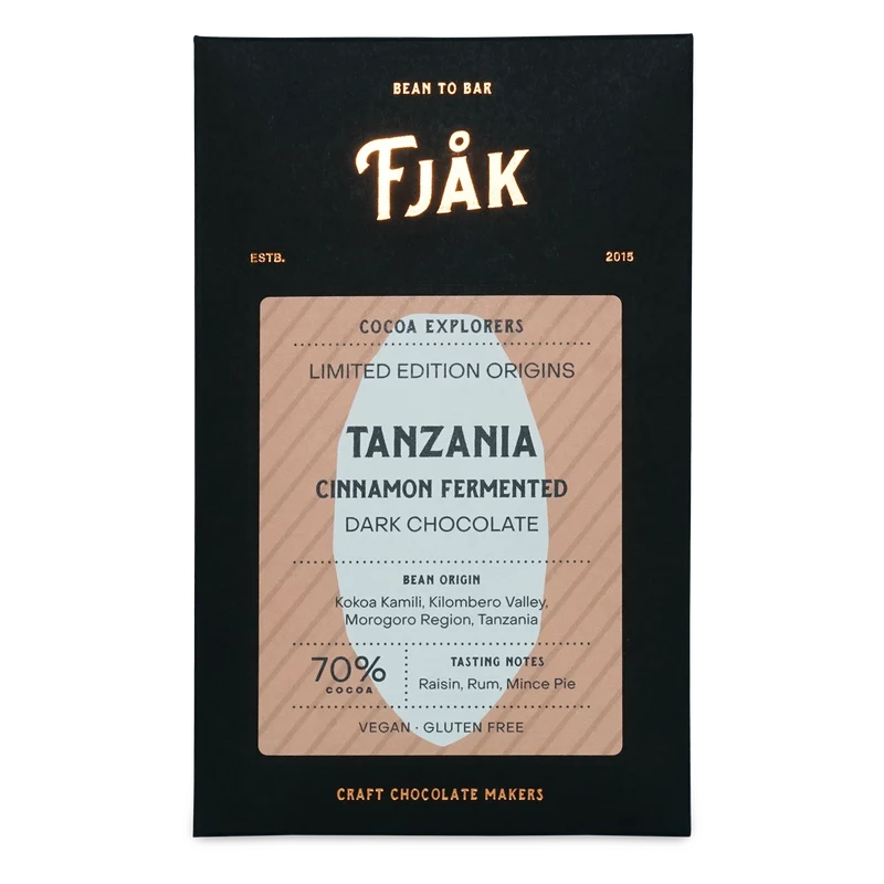 Fjak Cinnamon Fermented Tanzania Microlot 70% (Explorer Series)