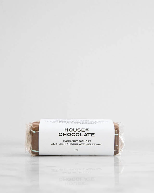 Hazelnut Nougat Milk Chocolate Meltaway Bar