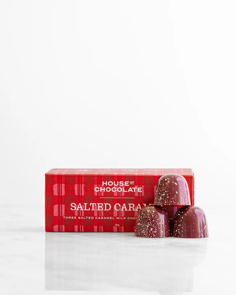 3 Piece Salted Caramel Milk Chocolate Bonbons