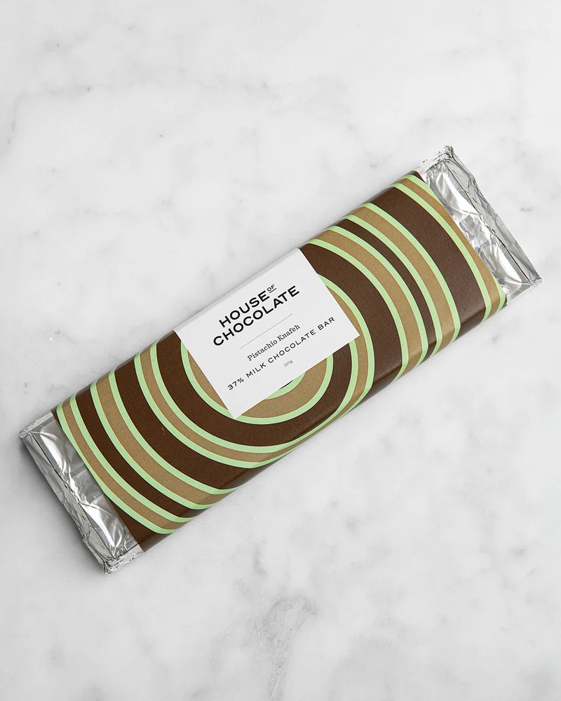Pistachio Knafeh Milk Chocolate Bar