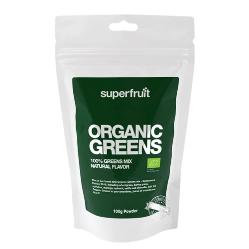 Superfruit Organic Greens Pulvermix Ekologisk | 100 g