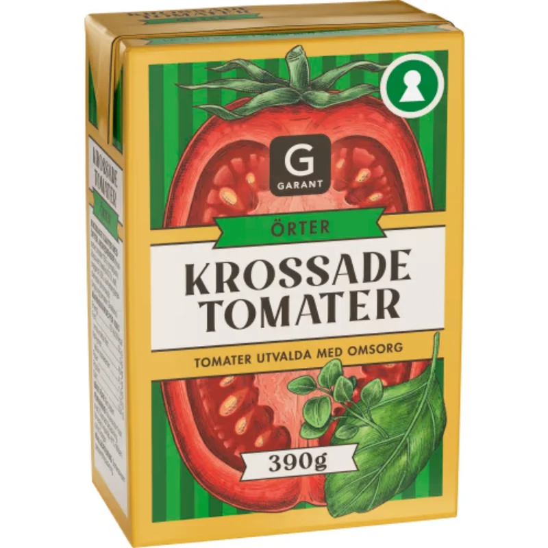 Garant Krossade Tomater Örter - Crushed Tomatoes with Herbs 390g