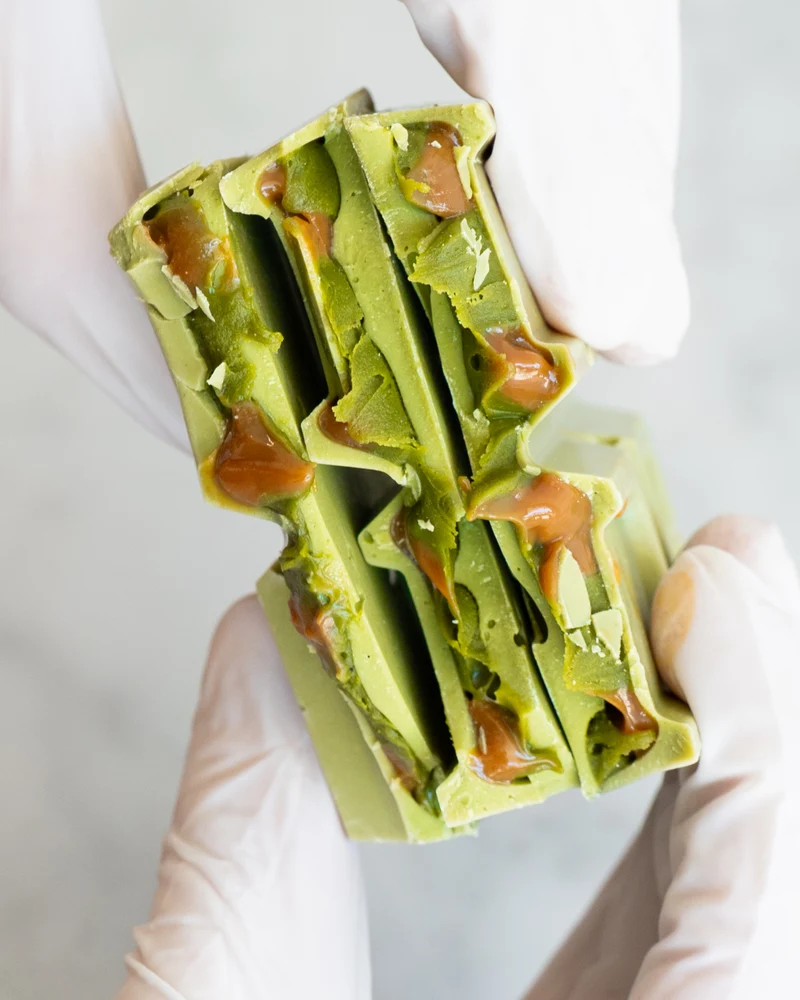 Matcha & Condensed Milk Caramel Chocolate Bar