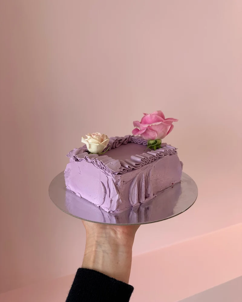 Raspberry Coconut Cake