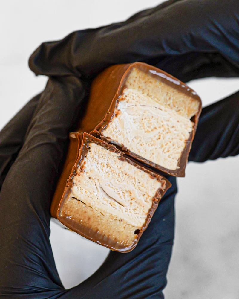 Banana Biscoff Nougat Milk Chocolate Meltaway Bar