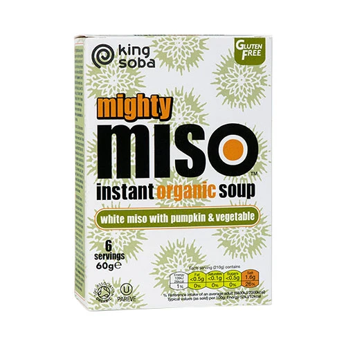 King Soba Instant Misosoppa Ekologisk | Pumpa & Grönsaker