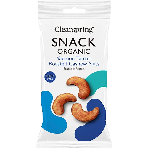 Clearspring Rostade Cashewnötter | 30 g