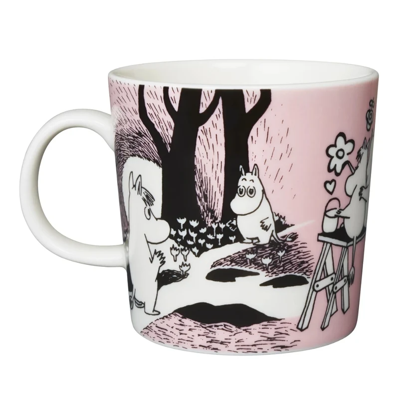 MUMIN Mugg Kärlek Rosa 30CL