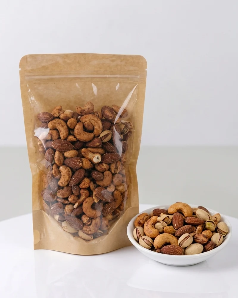 Nötter Super Mix Rökt – Rostade nötter med rökig smak - 250g