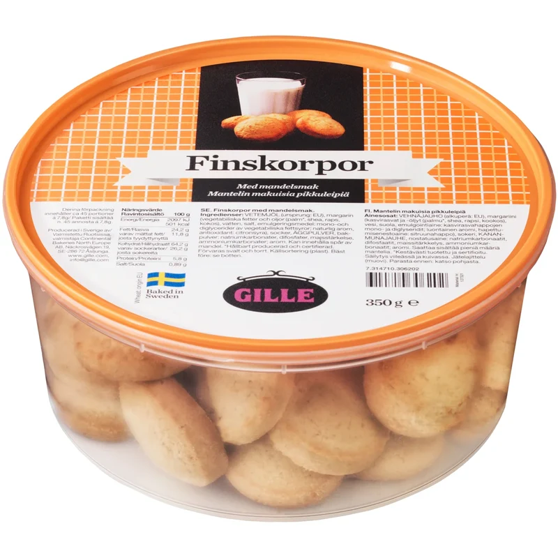 Gille Finskorpor Mandel – Almond Rusks 350g