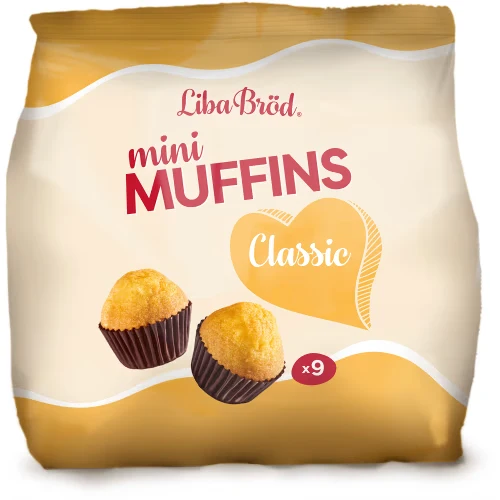 Liba Bröd Mini Muffins Classic - Muffins 128g