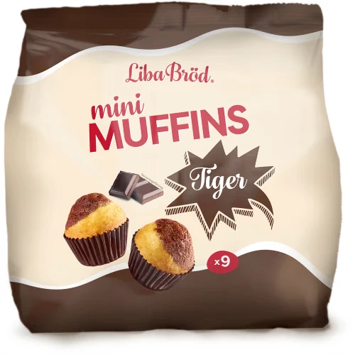Liba Bröd Mini Muffins Tiger - Muffins 128g