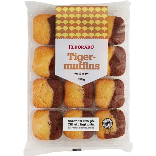 Eldorado Tigermuffins 12-pack - Muffins 350g
