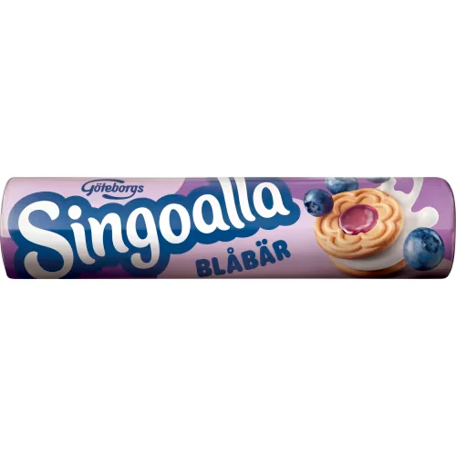 Singoalla Blåbär - Cookies with Blueberry Jam and Vanilla-flavored filling 190g