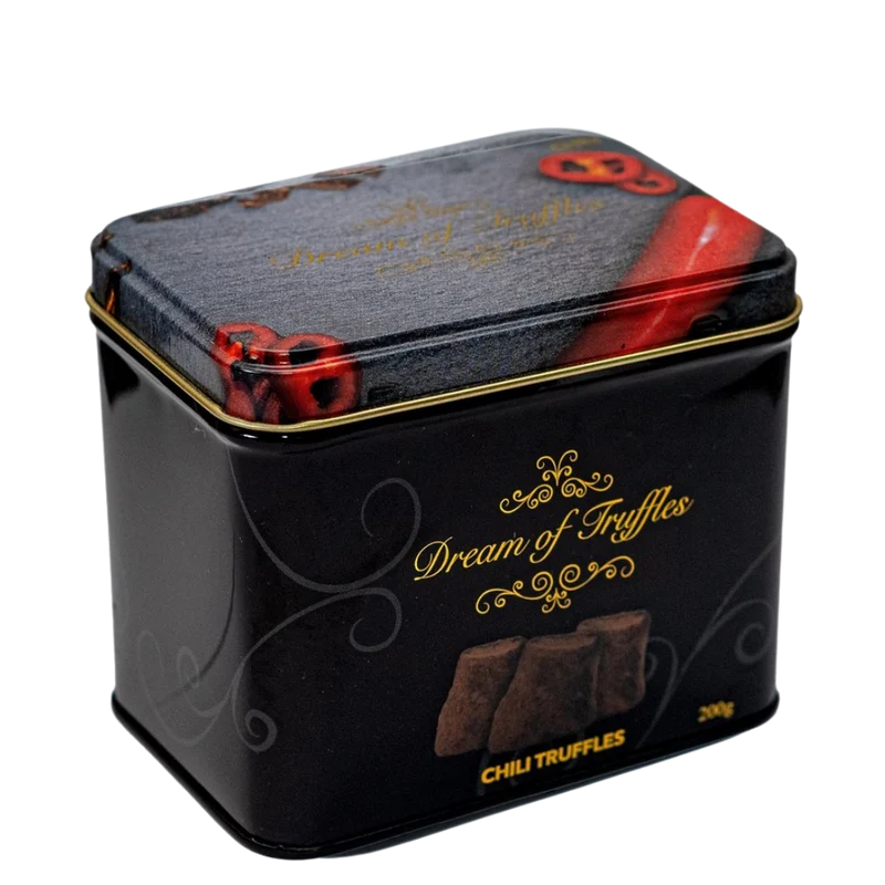 Chili Truffles in nostalgischer Geschenkdose - 200 g